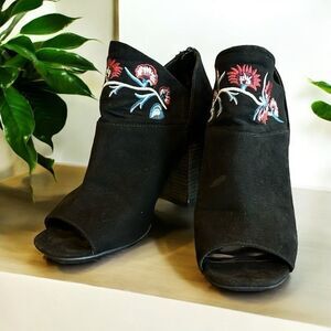 Carlos by Carlos Santana Talana Peep Toe Booties